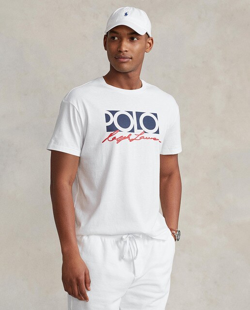 Camiseta de hombre blanca de manga corta · Polo Ralph Lauren · El Corte  Inglés