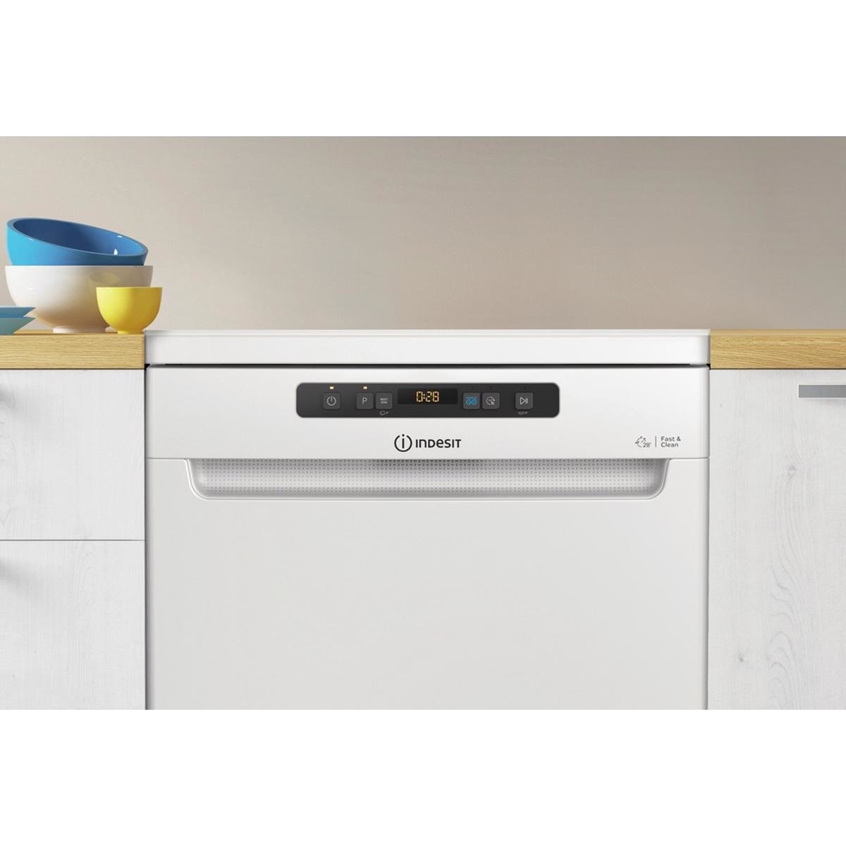Máquina de Lavar Loiça Indesit DFO 3C23 A de 14 Talheres e de 60 cm - Branco Branco-5
