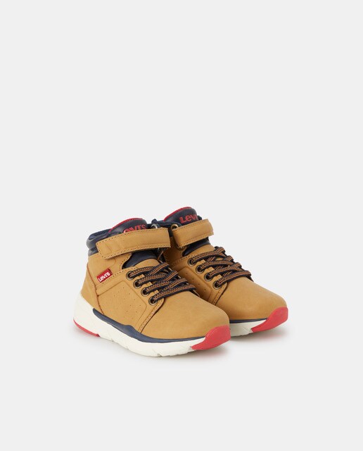 Zapatillas deportivas abotinadas de bebé niño camel con cremallera · Levi's  · El Corte Inglés