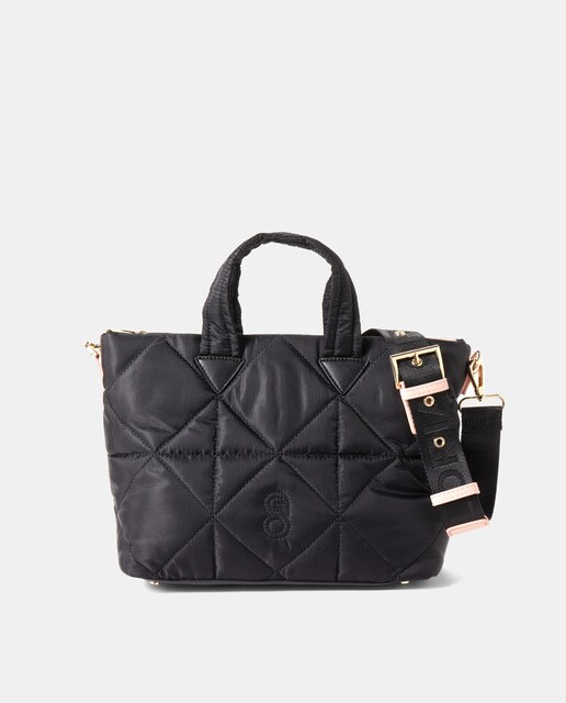 Bolso shopper Gloria Ortiz Lena acolchado en negro con asa extraíble · Gloria  Ortiz · El Corte Inglés