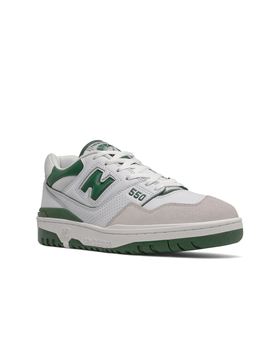 Sapatilhas casual unissexo 550 New Balance Branco / Verde-4
