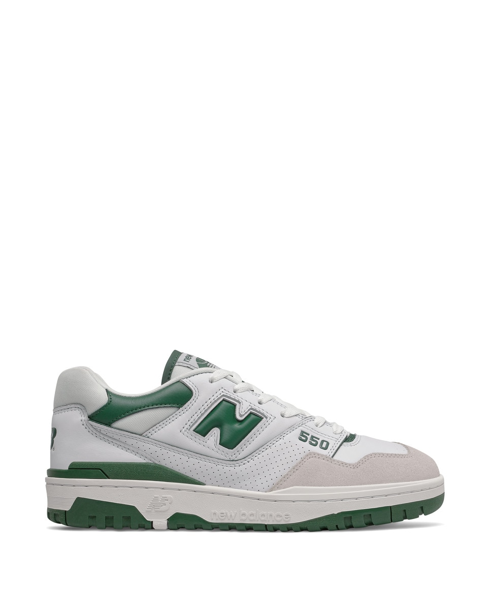 Sapatilhas casual unissexo 550 New Balance Branco / Verde-1