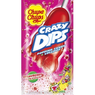 Crazy Dips de Morango embalagem 16 g - Chupa Chups