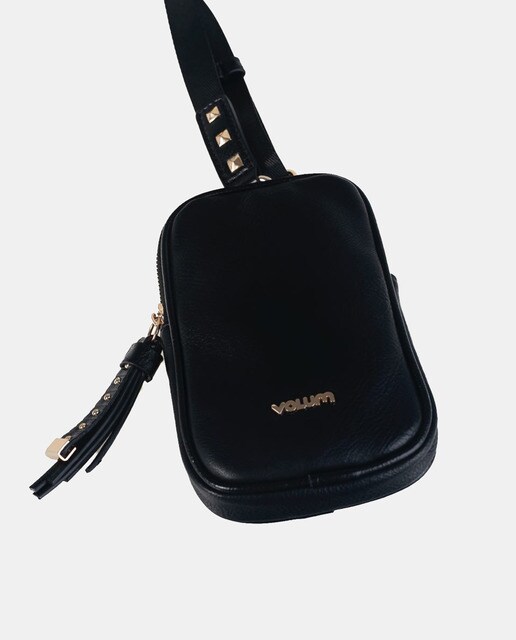 Bolso para móvil Volum en negro con aplique de la marca · Volum · El Corte  Inglés
