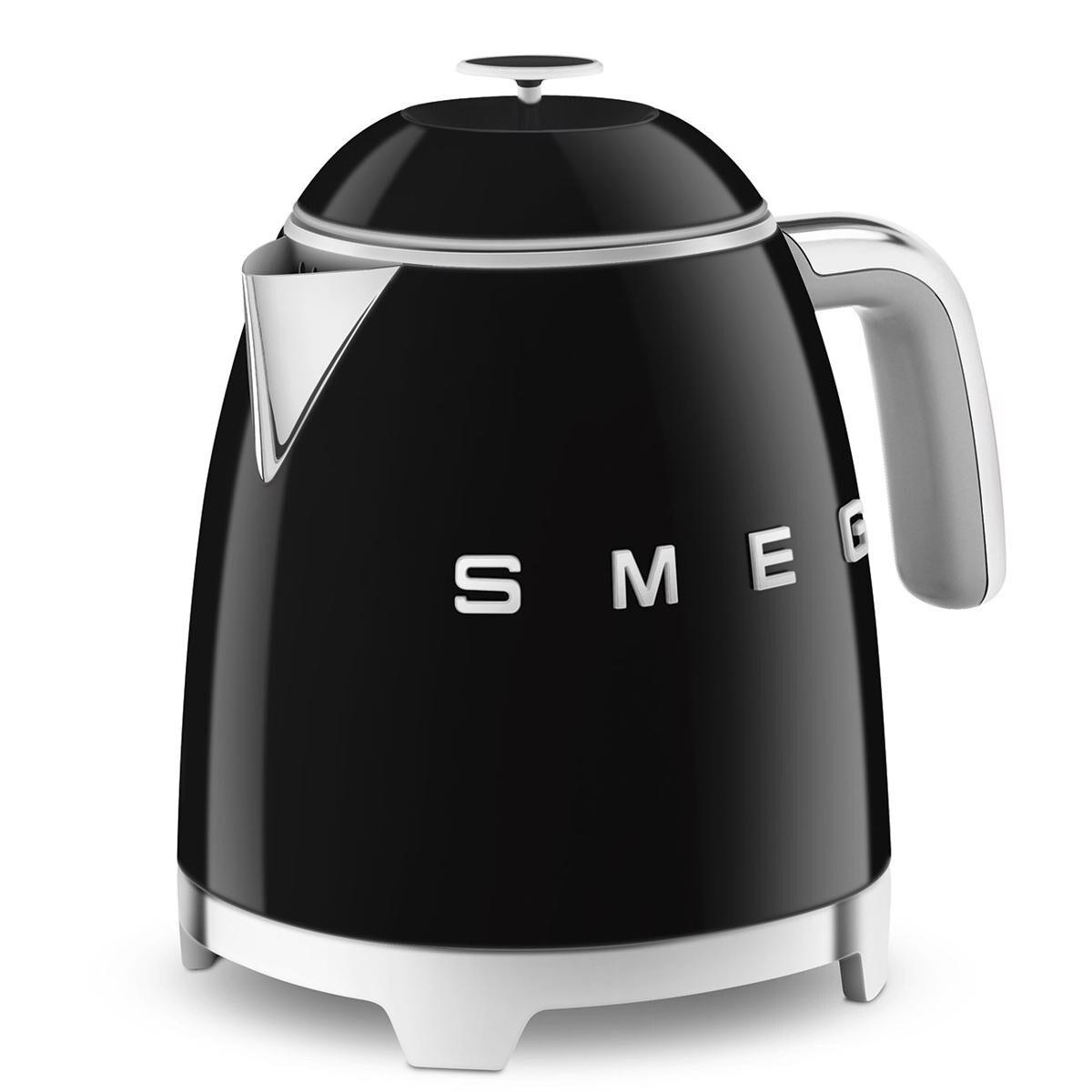 Jarro Elétrico Mini Smeg Anni 50 de 1400 W e de 0,8 Litros Preto-3