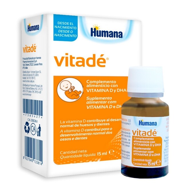Imagem 0 de Suplemento Alimentar Vitadé 15ml Humana