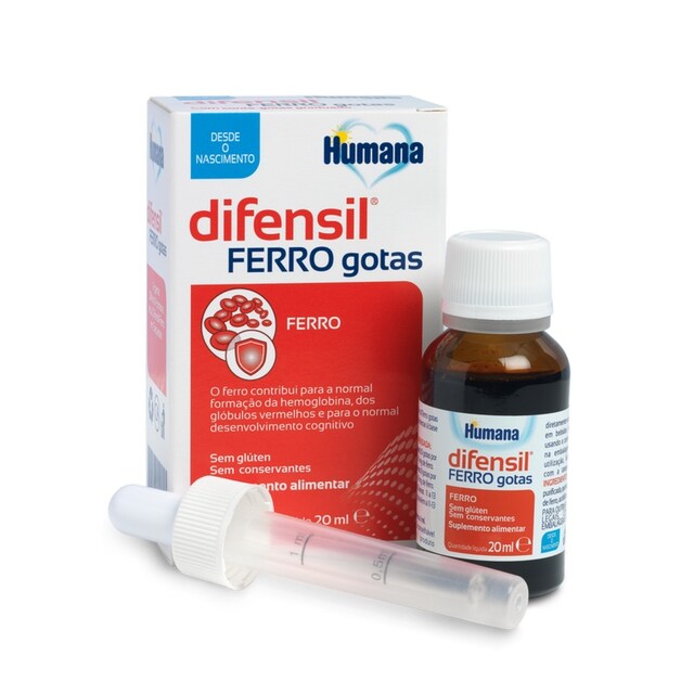 Imagem 0 de Suplemento Alimentar Difensil Ferro 20ml Humana