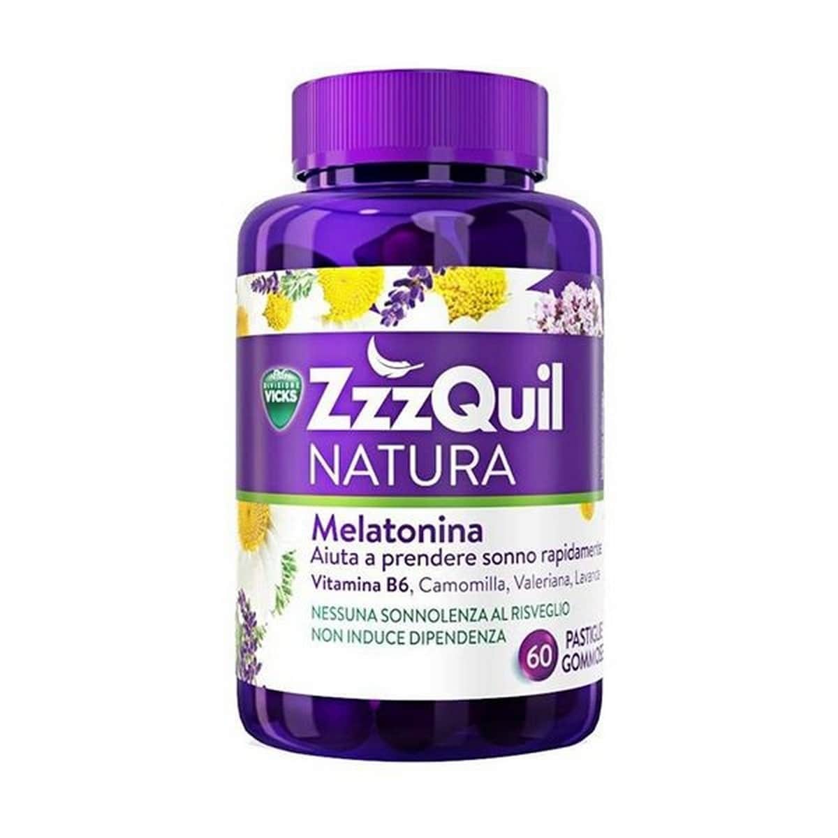 Suplemento Alimentar Zzzquil Natura Melatonina - 60 gomas 1
