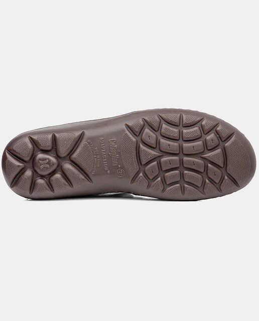 Sandalias de hombre en piel de color marrón con cierre adherente · Callaghan  · El Corte Inglés