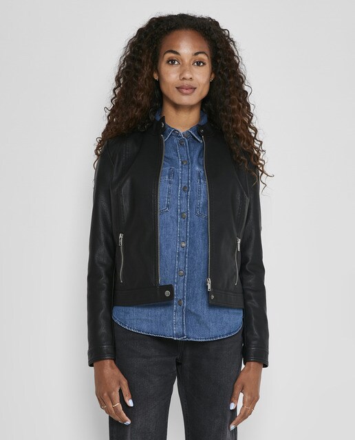 chaqueta polipiel el corte ingles