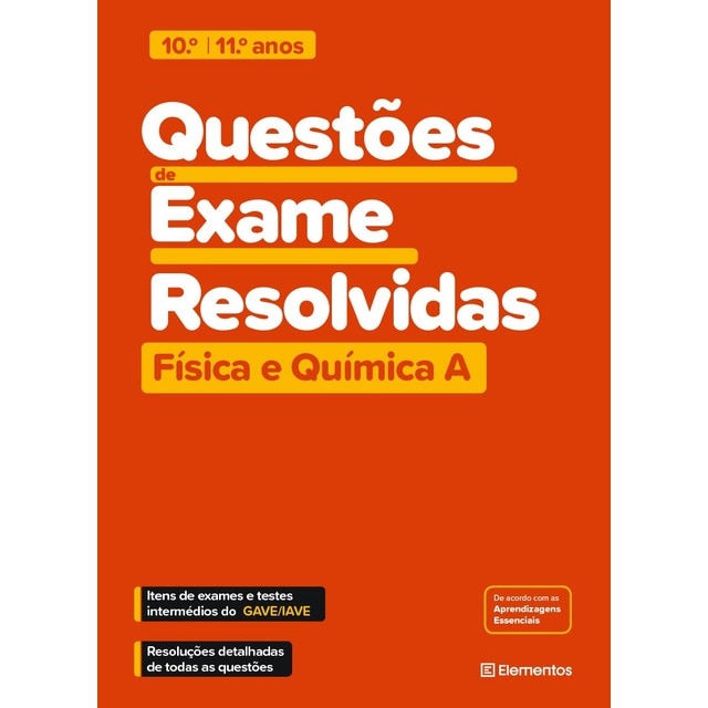 Imagem 0 de Questões de Exame Resolvidas - Física e Química A - 10.º e 11.º anos