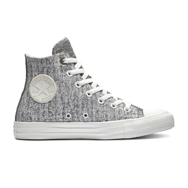 converse grises mujer