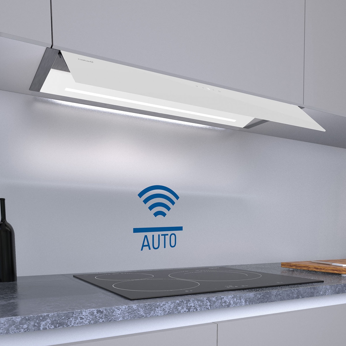 Exaustor de Parede Cata TENTA 900 XG WH com 6 Níveis de Extração e de 90 cm - Inox Inox-5