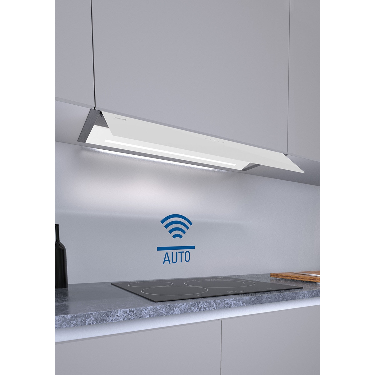 Exaustor de Parede Cata TENTA 900 XG WH com 6 Níveis de Extração e de 90 cm - Inox Inox-4
