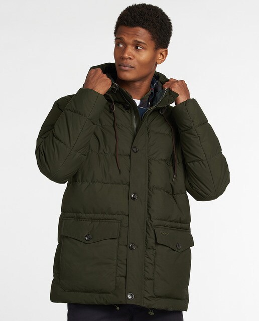 Plumífero de hombre con capucha · Barbour · El Corte Inglés