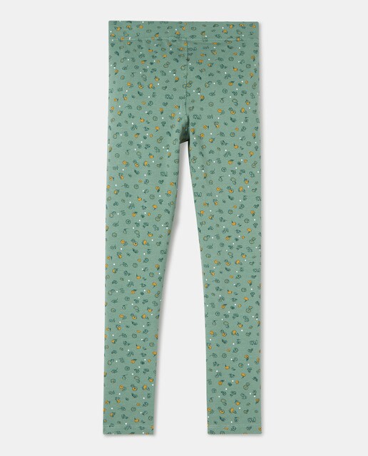 Leggins estampado de niña verde · Kids El Corte Inglés · El Corte Inglés