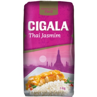 Arroz Thai Jasmim embalagem 1 kg - Cigala