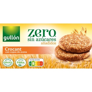 Bolachas Crocantes com Flocos de Aveia sem Açúcares Adicionados embalagem 280 g - Gullón