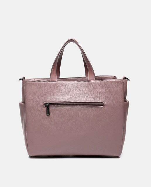 Bolso shopper Abbacino en rosa realizado a partir de materiales reciclados  · Abbacino · El Corte Inglés