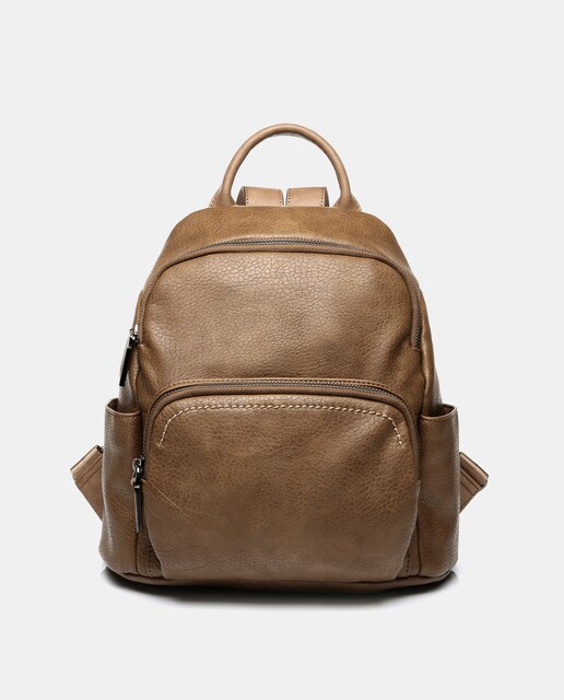 Mochila de mujer de Abbacino lisa en topo · Abbacino · El Corte Inglés