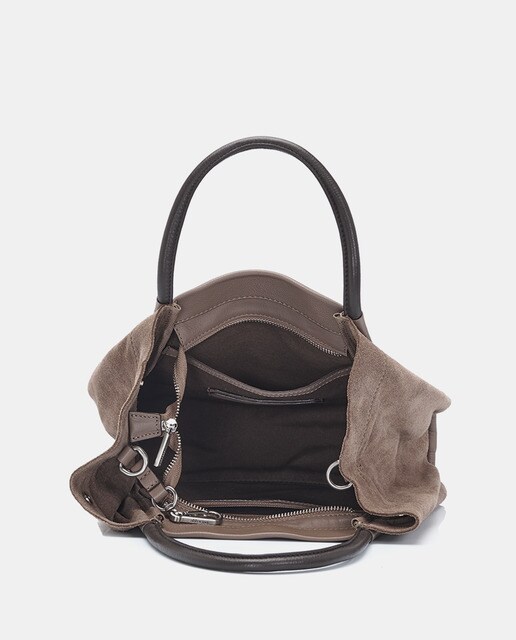 Bolso shopper pequeño Abbacino de piel en topo · Abbacino · El Corte Inglés