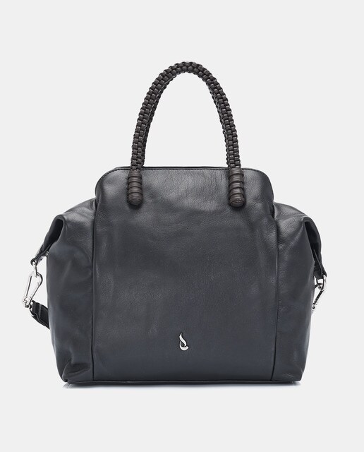 Bolso shopper pequeño Abbacino de piel en negro · Abbacino · El Corte Inglés