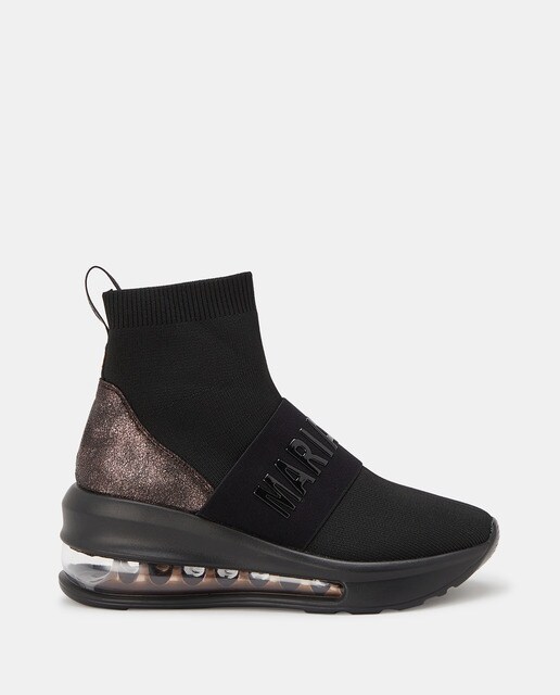 Zapatillas deportivas de mujer Maria Mare en negro con detalle de cámara de  aire · Mariamare · El Corte Inglés