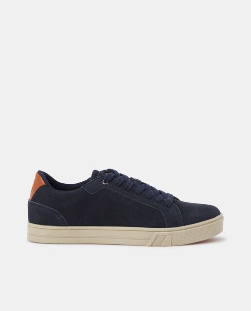 Zapatillas de serraje de hombre Green Coast en azul con cierre de cordones  · Green Coast · El Corte Inglés