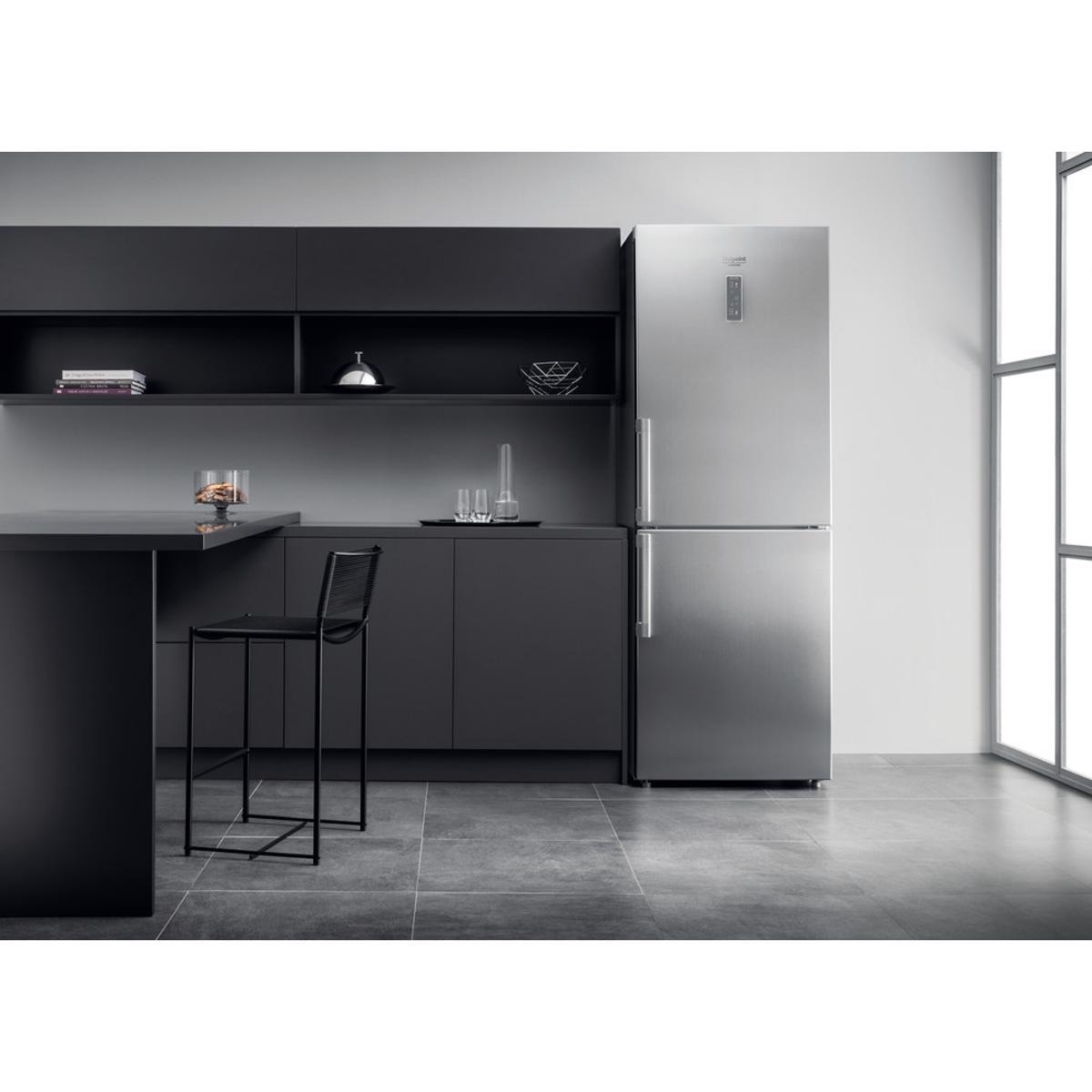 Frigorífico Combinado Hotpoint HA70BE 72 X No Frost e de 195,5 cm - Optic Inox Inox-4