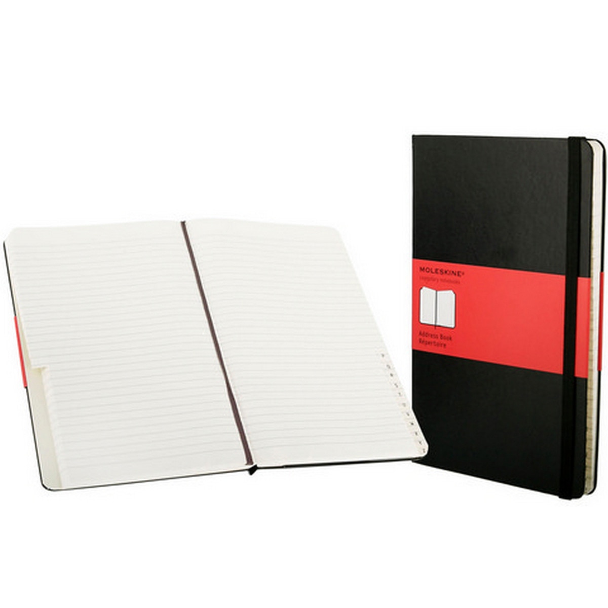 Bloco de direcções grande preto Moleskine 2