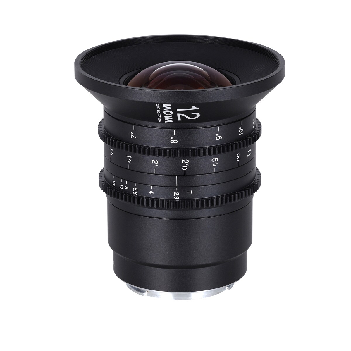 Objetivo Laowa 12mm T2.9 Zero-D Cine Metrico Canon RF Negro-2