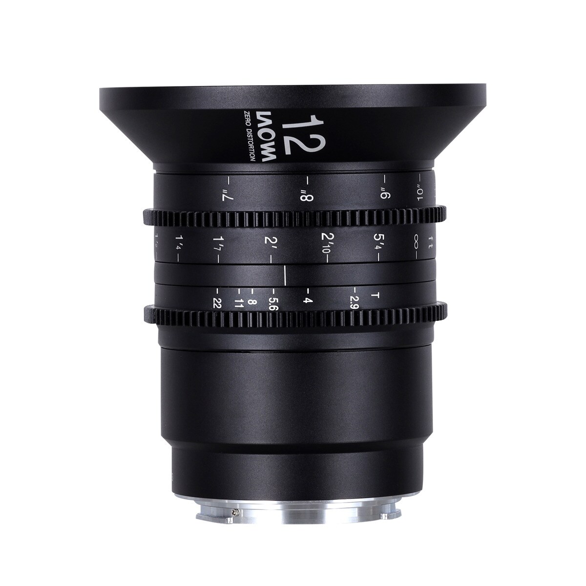 Objetivo Laowa 12mm T2.9 Zero-D Cine Metrico Canon RF Negro-1