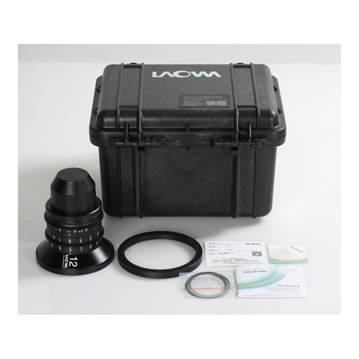 Objetivo Laowa 12mm T2.9 Zero-D Cine Metrico PL Negro-5