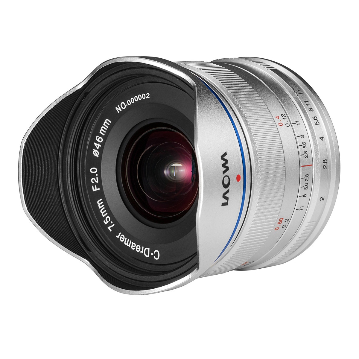 Objetivo Laowa 7,5mm F2 MFT Plata - standard Plata-3