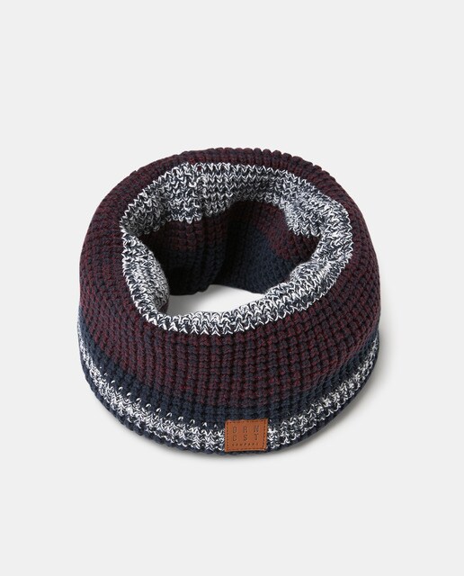 Cuello de hombre azul y granate de rayas · Green Coast · El Corte Inglés