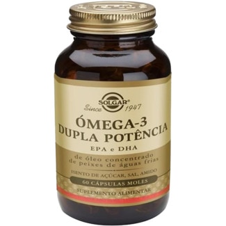 Ómega-3 Dupla Potência frasco 60 cápsulas - Solgar