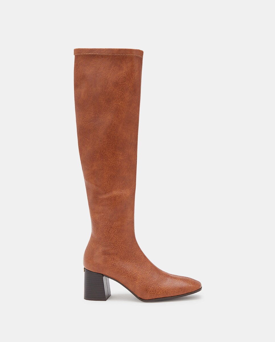 Botas elásticas de mujer en color marrón · Gloria Ortiz · El Corte Inglés