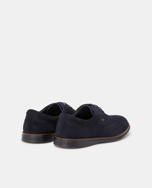 Zapatillas de cordones de hombre Martinelli de piel serraje en azul ·  Martinelli · El Corte Inglés