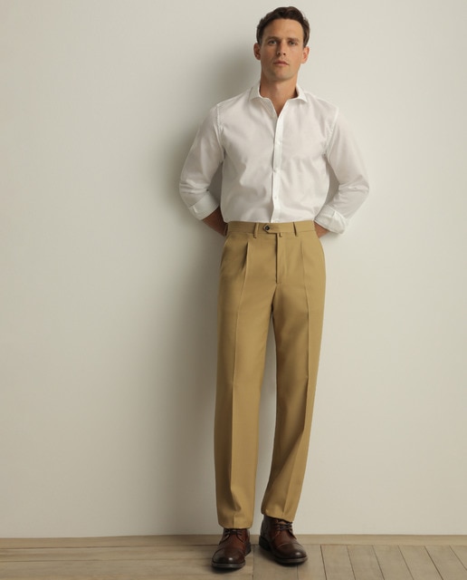 Pantalón de vestir de hombre Dustin classic beige · Dustin · El Corte Inglés