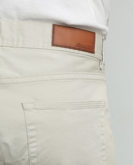 Pantalón cinco bolsillos de hombre custom piedra · Emidio Tucci · El Corte  Inglés