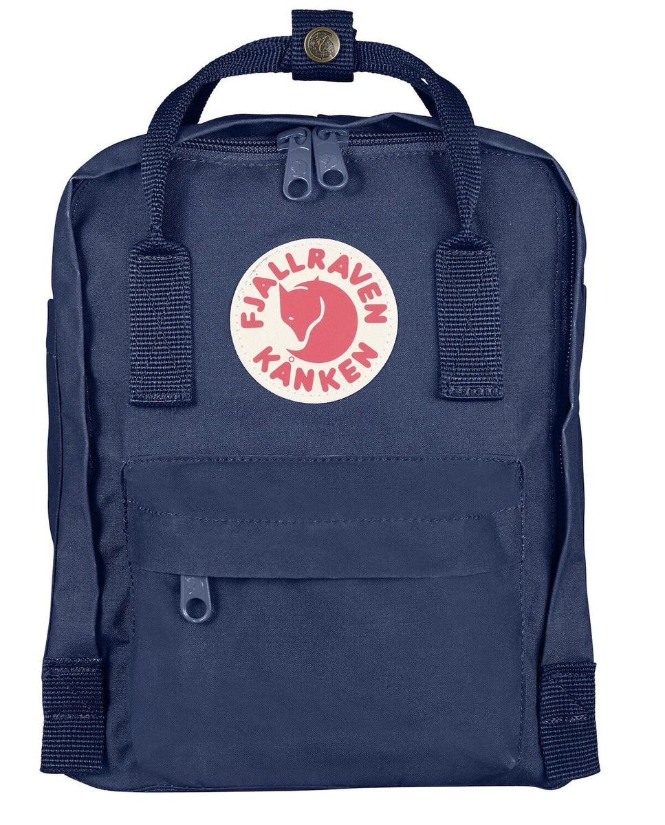 Imagem 0 de Mochila unissexo Fjällräven Kanken Mini 23561 de vinil impermeável mostarda