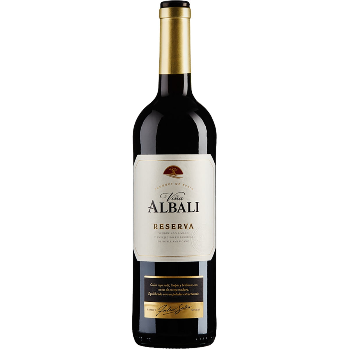 vino tinto reserva DO Valdepeñas botella 75 cl