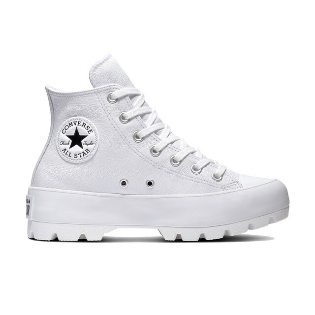 converse leather mujer