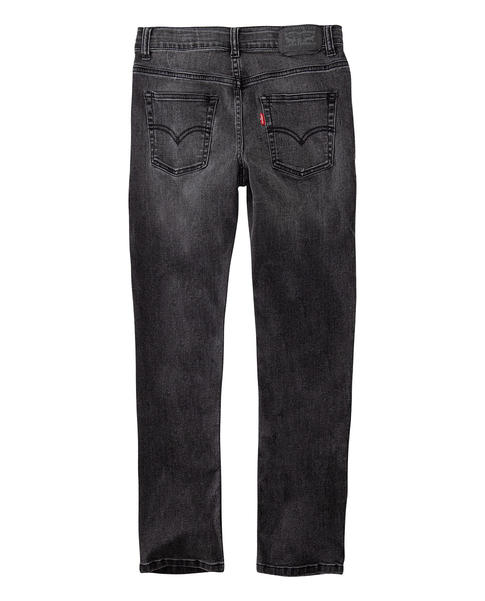 Jeans com 5 Bolsos Cinzento-2