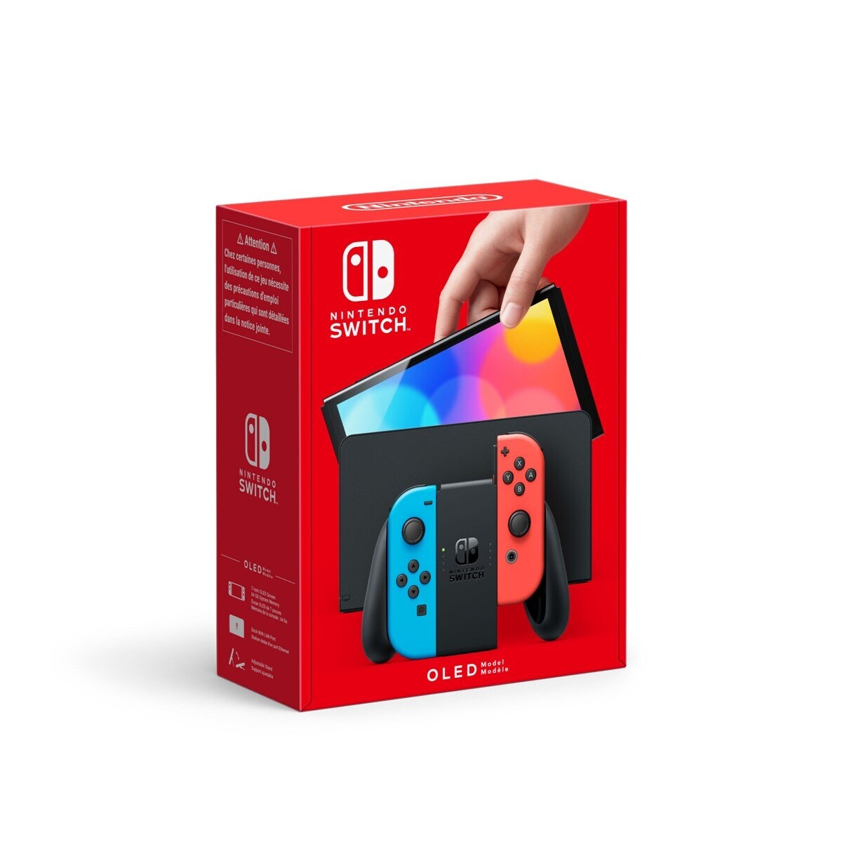 Consola Nintendo Switch Versão OLED - Azul Néon/Vermelho Néon 1