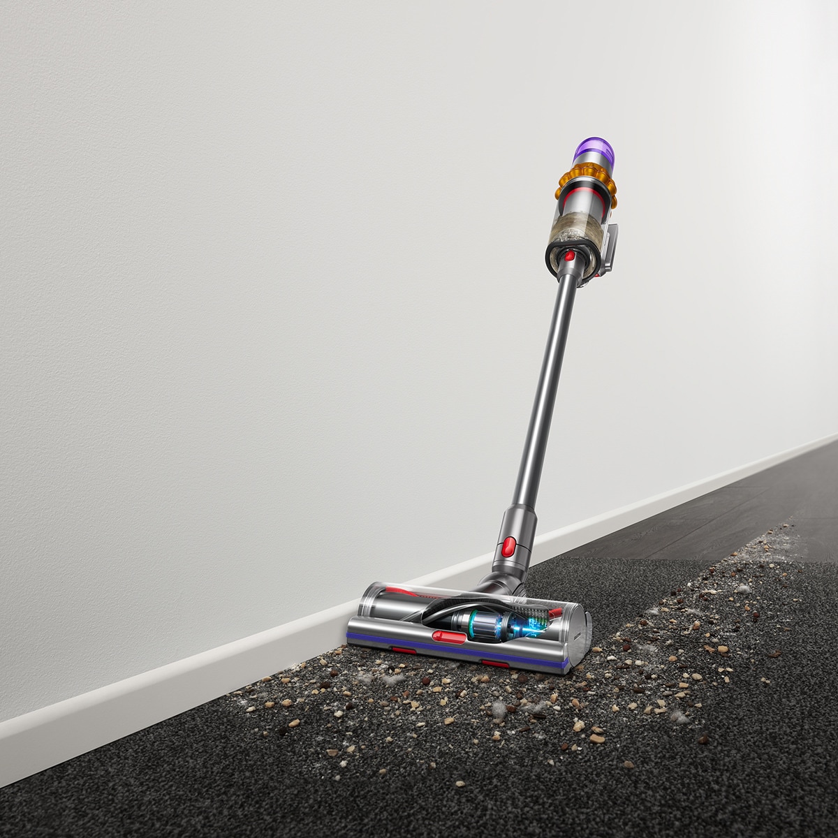 Dyson lanza su aspiradora con láser que revela el polvo que no se ve