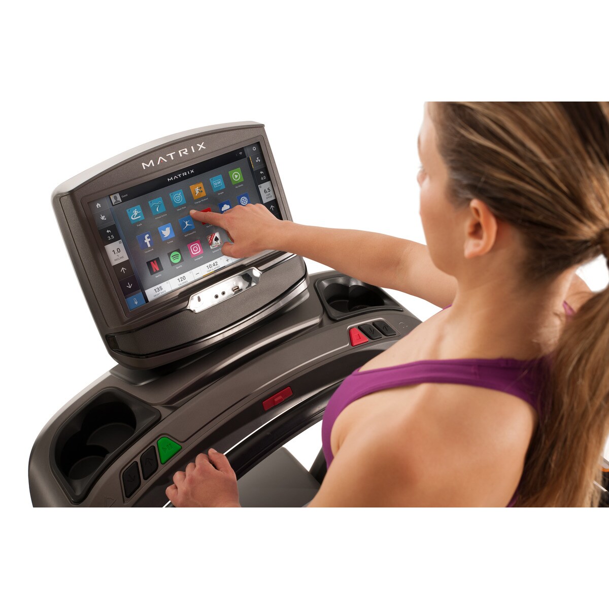 Cinta de correr Treadmill T70 XIR Matrix envío + montaje gratuito Gris-9
