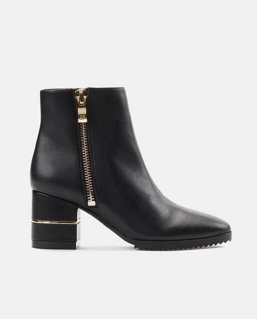 Botines de mujer de piel en color negro · DKNY · El Corte Inglés