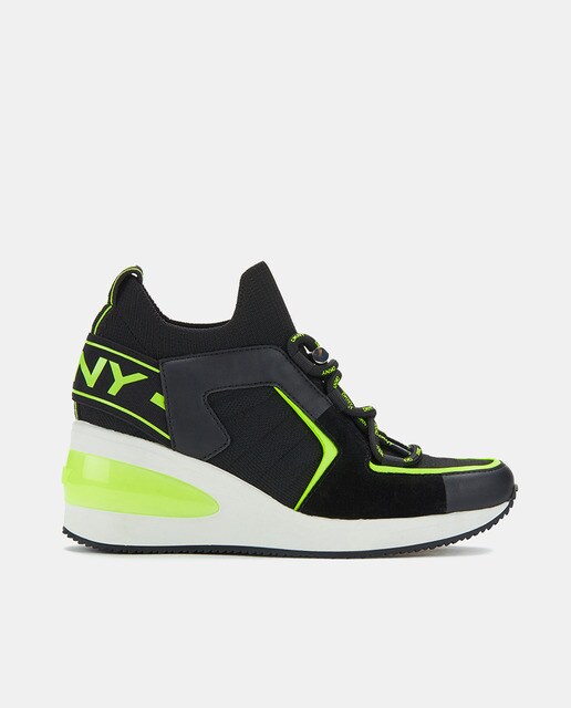 Zapatillas deportivas de mujer en negro con cuña · DKNY · El Corte Inglés