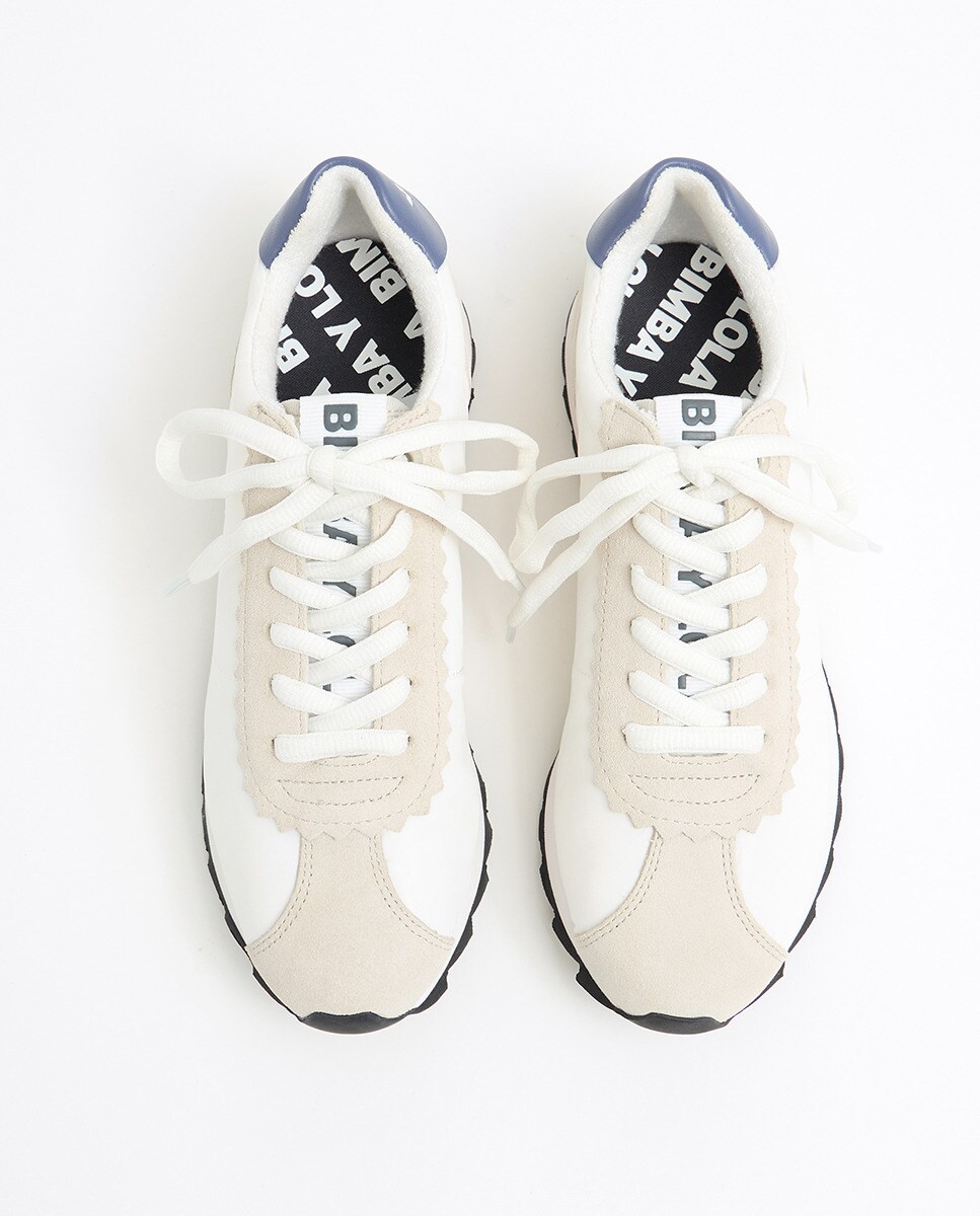 Zapatillas deportivas de mujer retro en color blanco · Bimba y Lola · El  Corte Inglés